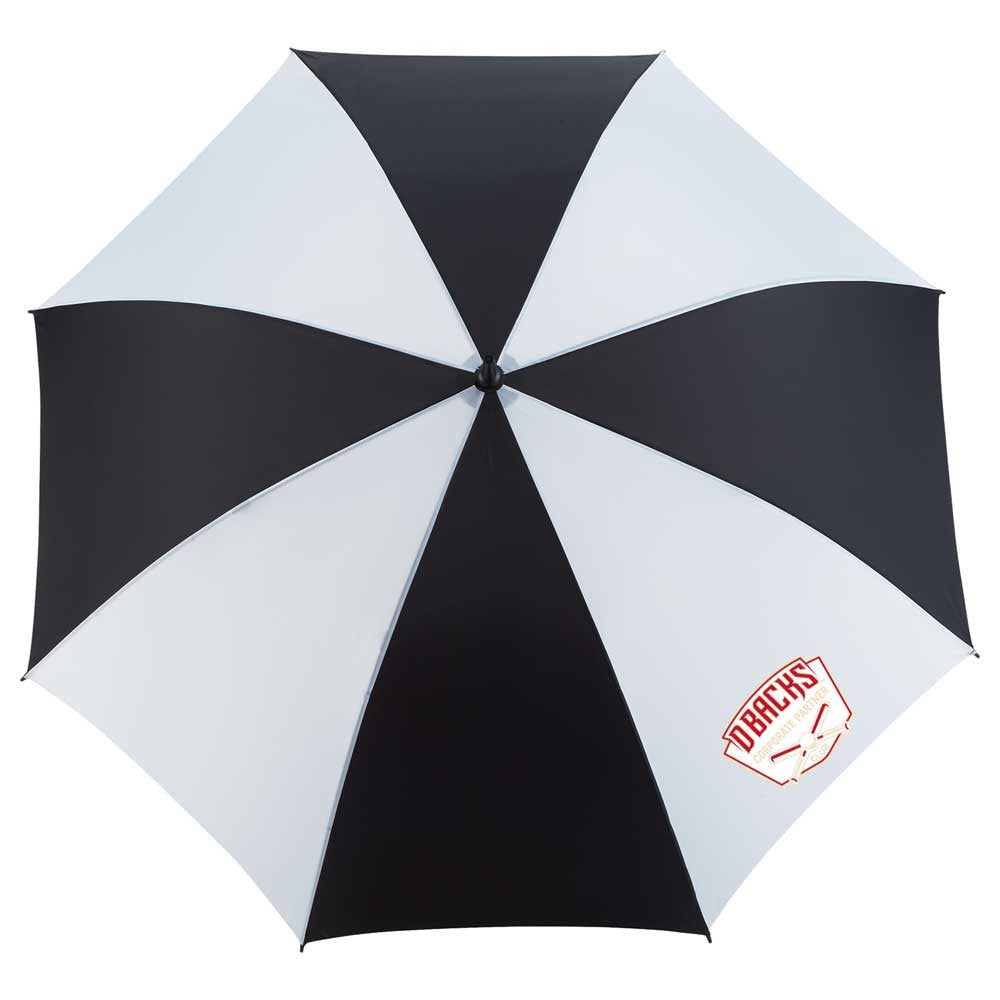 Totes Black/White 60" SunGuard Auto Open Golf Umbrella