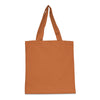 UltraClub Orange Nicole Cotton Canvas Tote