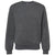 J. America Men's Black Triblend Triblend Fleece Crewneck Sweatshirt