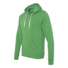 J. America Men's Green Triblend Triblend Hooded Pullover Sweatshirt