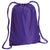 Liberty Bags Purple Boston Drawstring Backpack