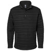 J. America Men's Black Horizon Snap Pullover