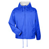 UltraClub Men's Royal Fleece-Lined Hooded Jacket