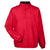 UltraClub Men's Red Micro-Poly Quarter-Zip Windshirt