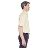 UltraClub Men's Natural Short-Sleeve Cypress Twill with Pocket