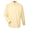 UltraClub Men's Butter Classic Wrinkle-Resistant Long-Sleeve Oxford