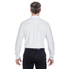 UltraClub Men's White Tall Classic Wrinkle-Resistant Long-Sleeve Oxford