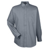 UltraClub Men's Graphite Whisper Twill