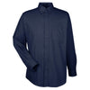 UltraClub Men's Navy Whisper Twill