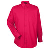 UltraClub Men's Red Whisper Twill