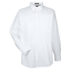 UltraClub Men's White Whisper Twill