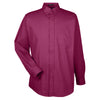 UltraClub Men's Wine Whisper Twill