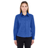 UltraClub Women's Royal Whisper Twill