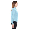 UltraClub Women's Sky Blue Whisper Twill