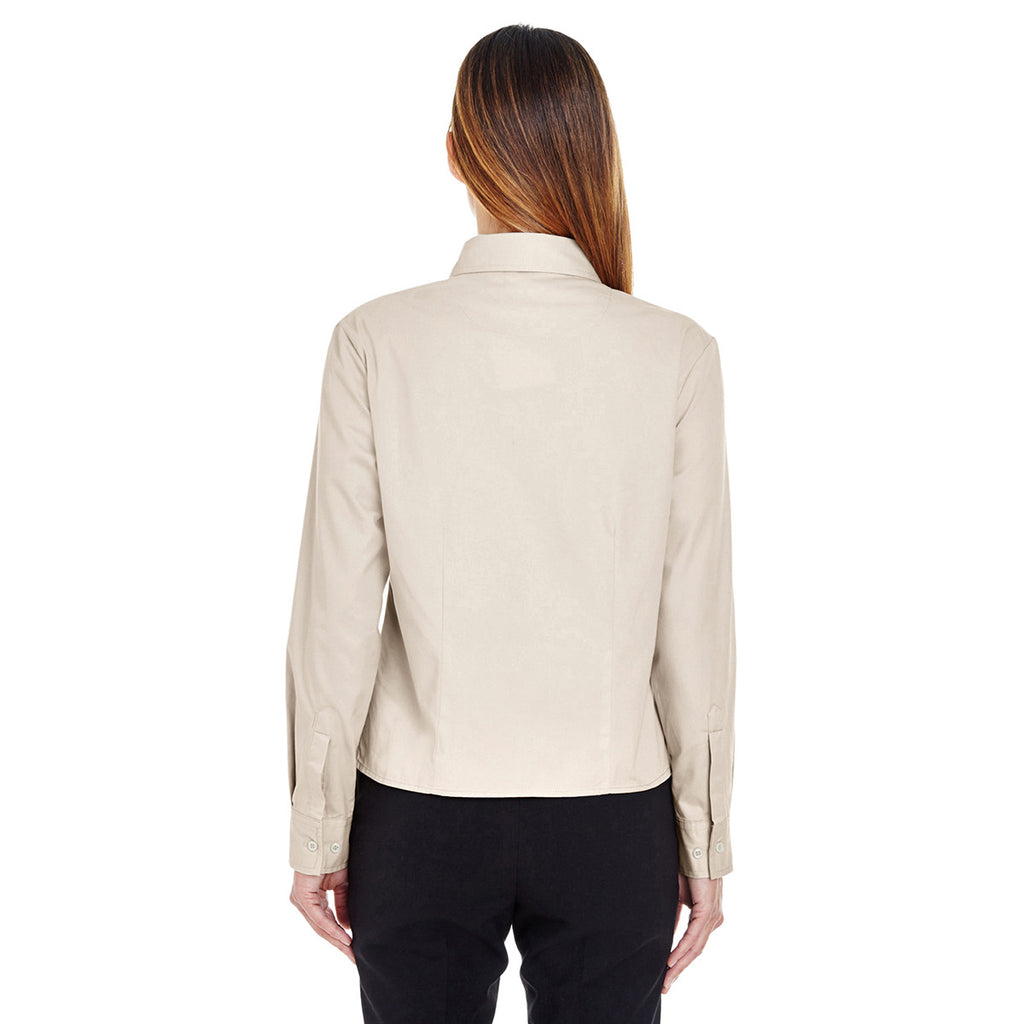 UltraClub Women's Stone Whisper Twill