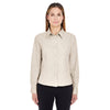 UltraClub Women's Stone Whisper Twill