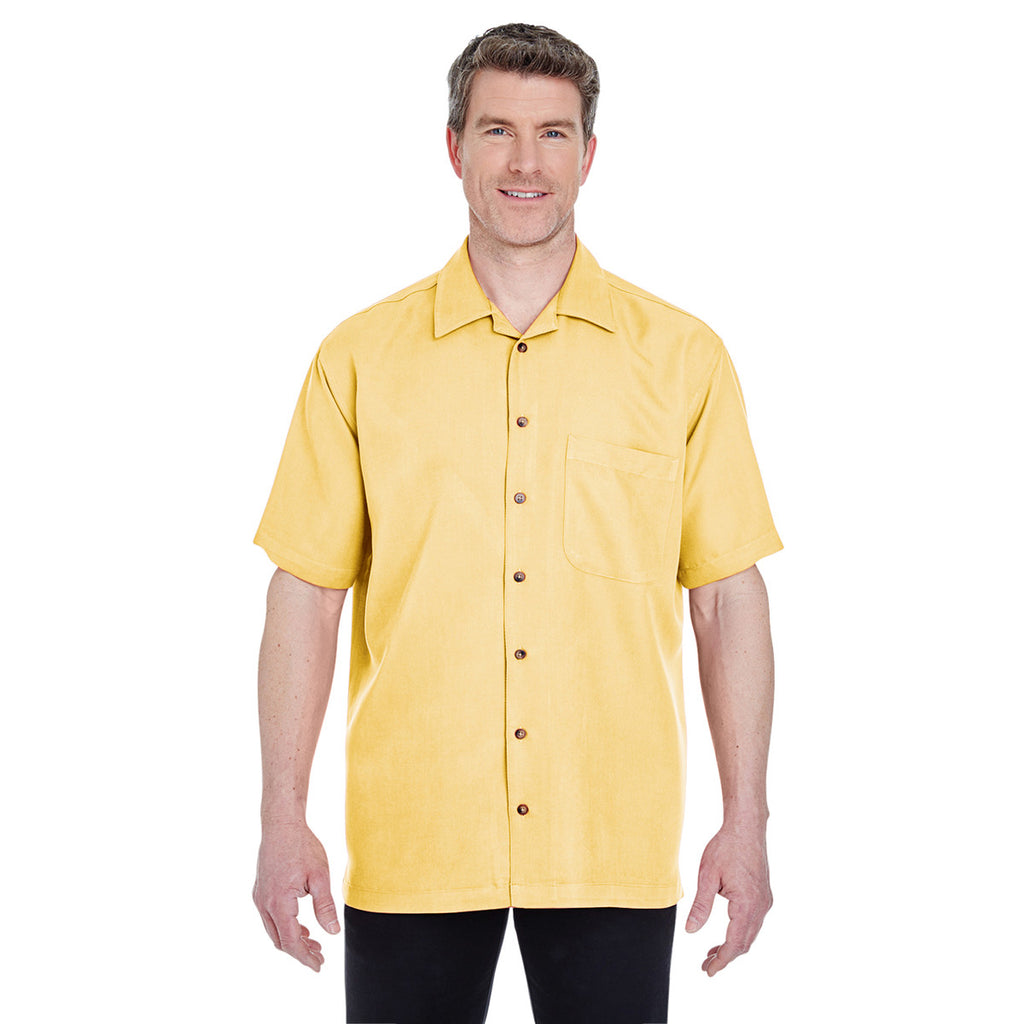 UltraClub Men's Banana Cabana Breeze Camp Shirt