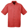 UltraClub Men's Brick Cabana Breeze Camp Shirt