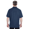 UltraClub Men's Navy Cabana Breeze Camp Shirt