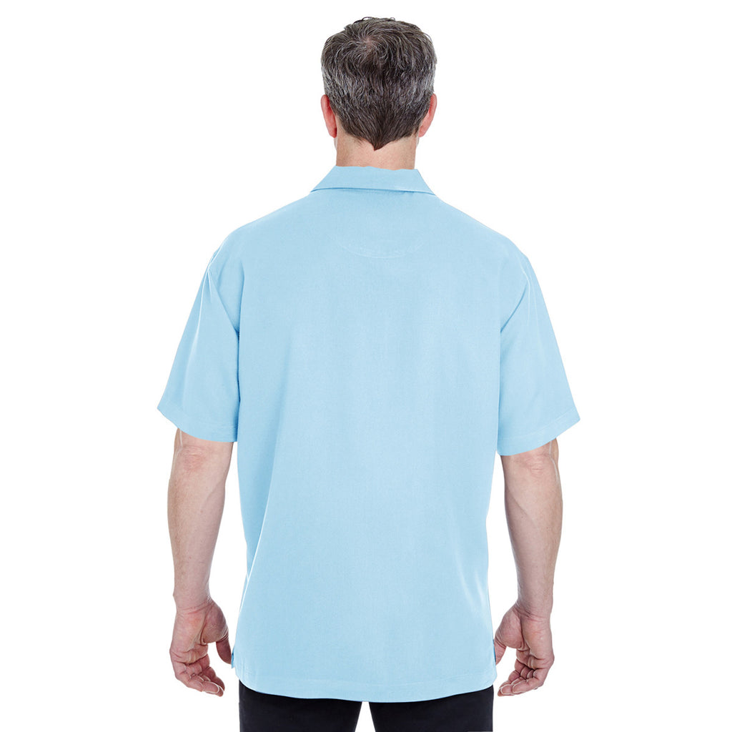 UltraClub Men's Wedgewood Cabana Breeze Camp Shirt