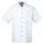 UltraClub Men's White Cabana Breeze Camp Shirt