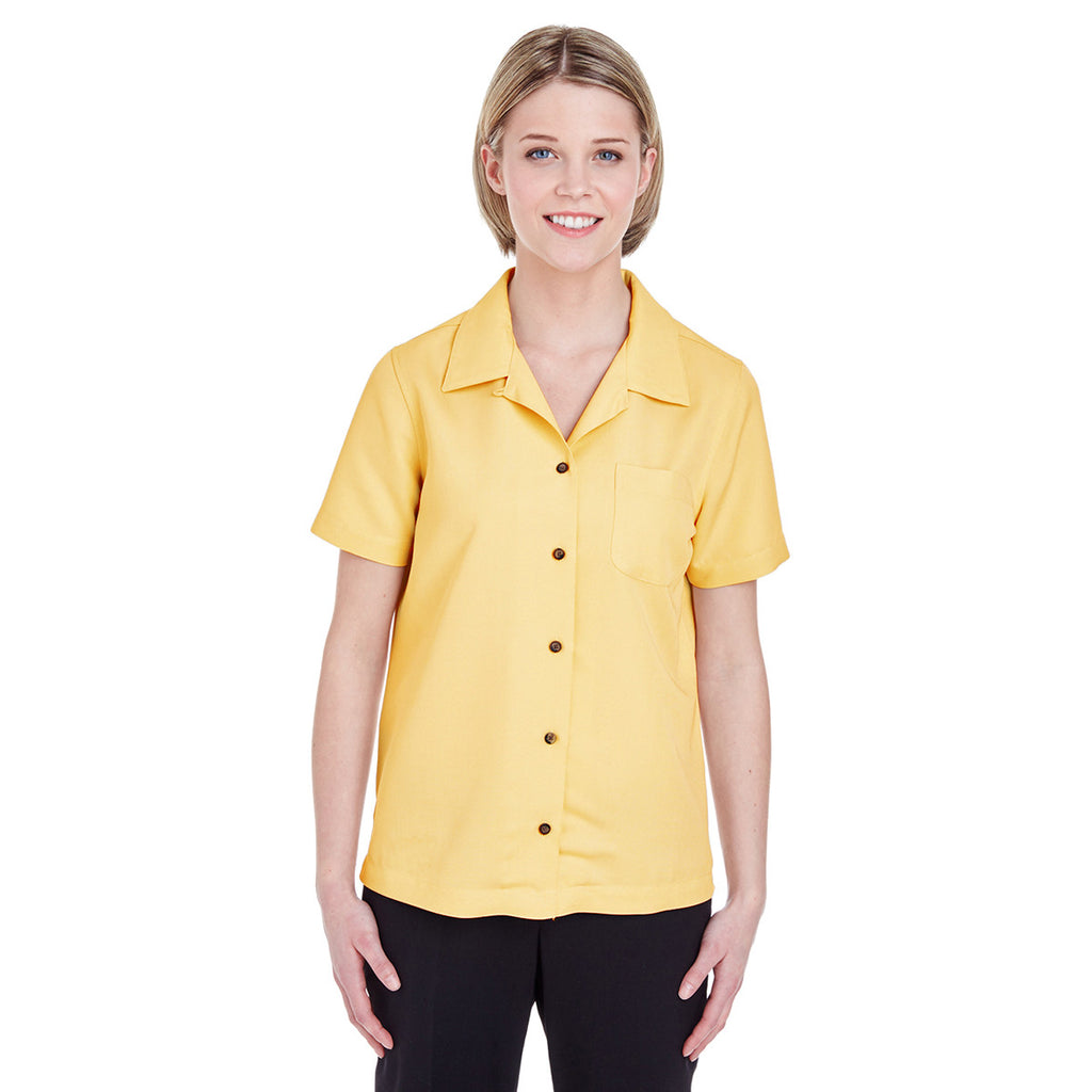 UltraClub Women's Banana Cabana Breeze Camp Shirt