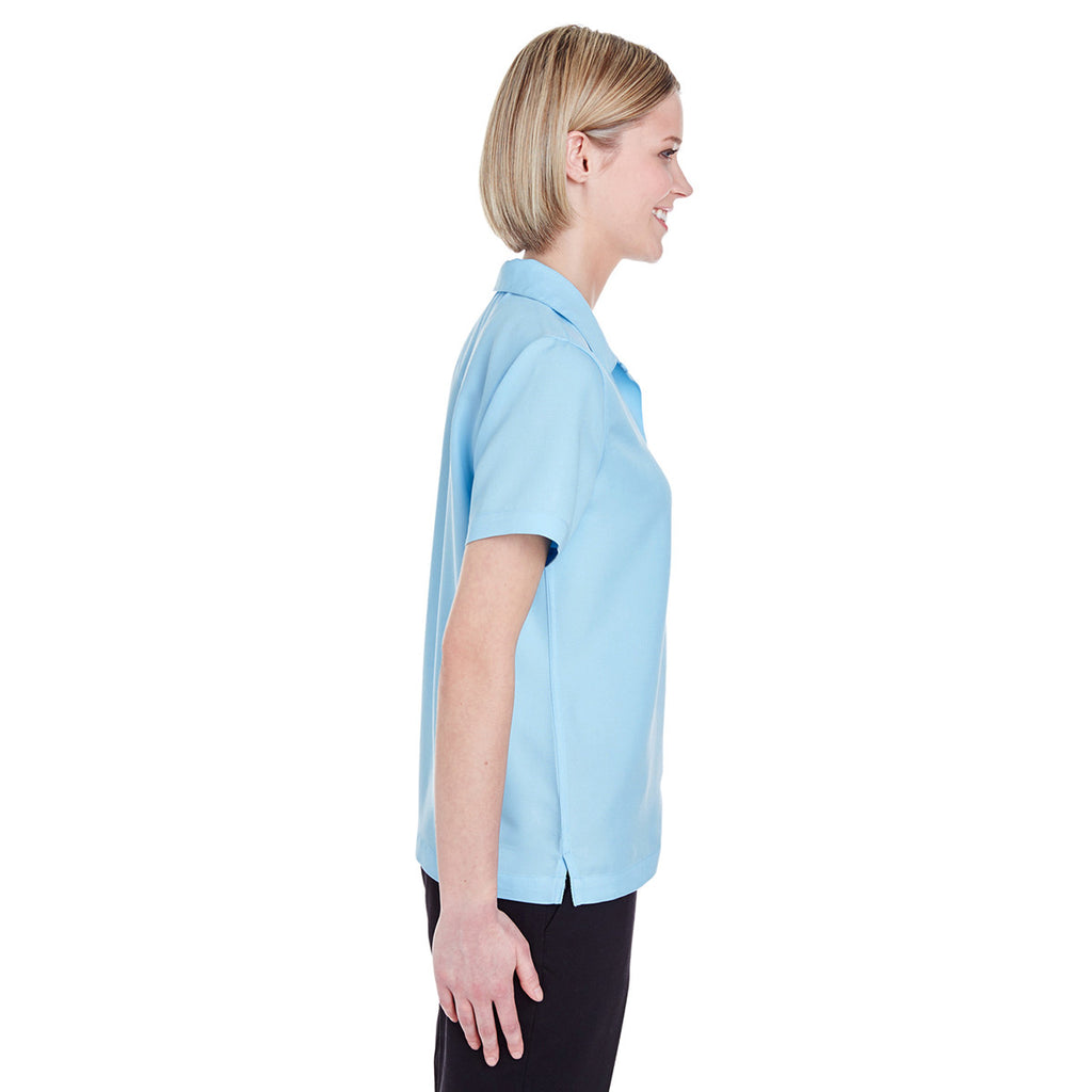 UltraClub Women's Island Blue Cabana Breeze Camp Shirt