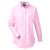 UltraClub Women's Pink Classic Wrinkle-Resistant Long-Sleeve Oxford