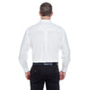 UltraClub Men's White Whisper Elite Twill