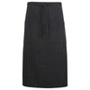 Edwards Pinstripe 2-Pocket Long Bistro Apron