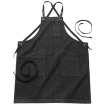 Edwards Black Denim 3-Pocket Denim Bib Apron