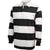 Charles River Men's Black/White Classic Rugby Shirt