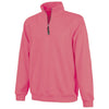 Charles River Unisex Preppy Pink Crosswind Quarter Zip