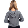 Next Level Women's Heather Grey Laguna Suede Hoodie