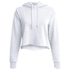 Next Level Women's White Laguna Suede Hoodie