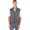 Charles River Men's Grey Seaport Full Zip Performance Vest