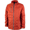 Charles River Men's Burnt Orange/Grey Lithium Quilted Jacket