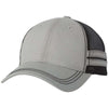 Sportsman Grey/Black Trucker Cap with Stripes