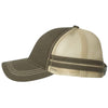 Sportsman Olive/Khaki Trucker Cap with Stripes