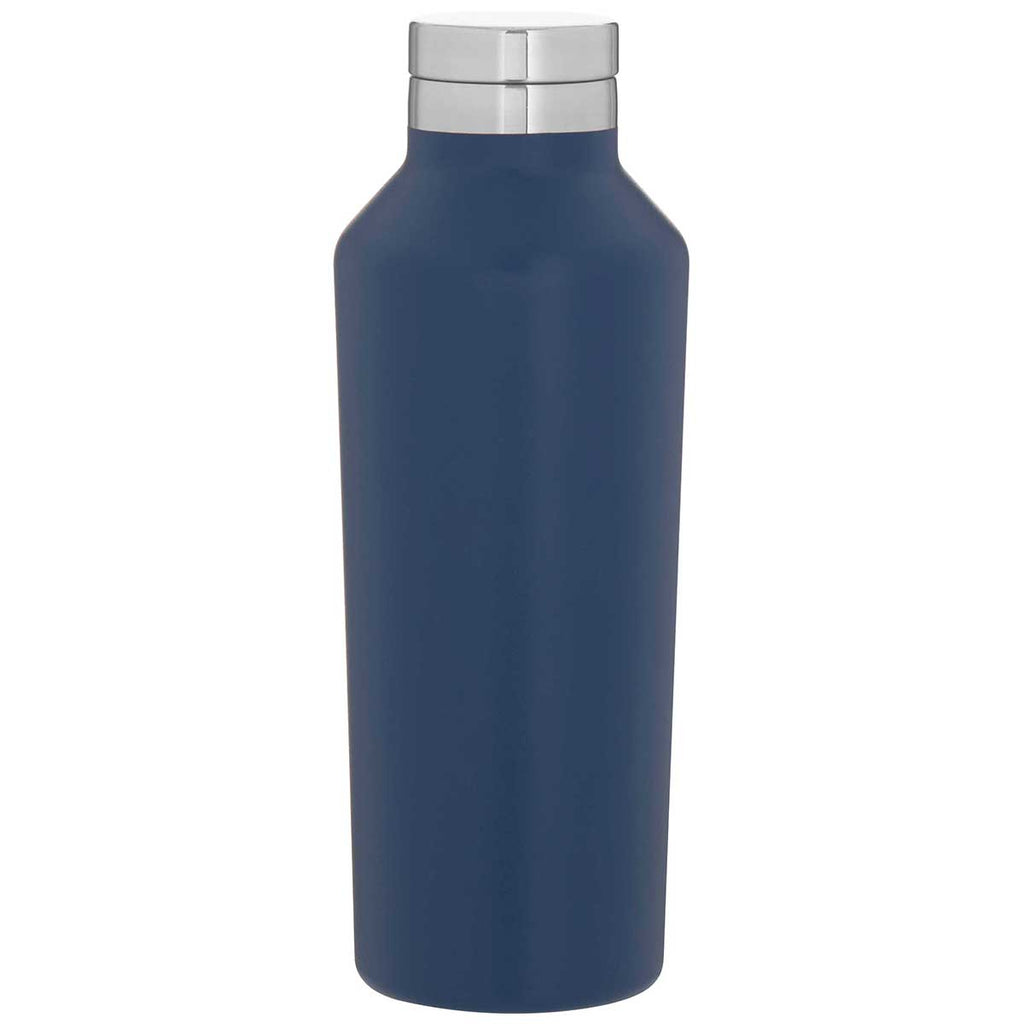 H2Go Matte Navy 16.9 oz Manhattan Stainless Steel Bottle