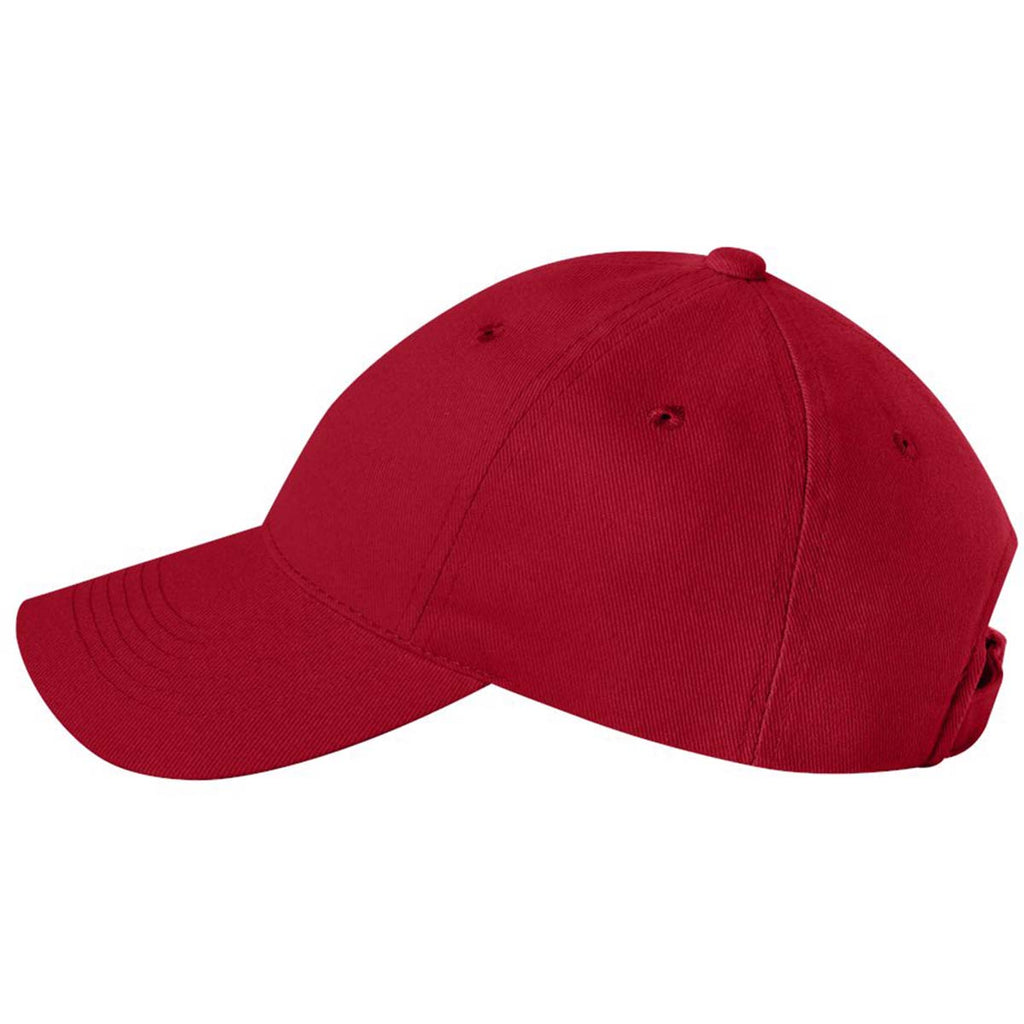 Sportsman Red Heavy Brushed Twill Cap