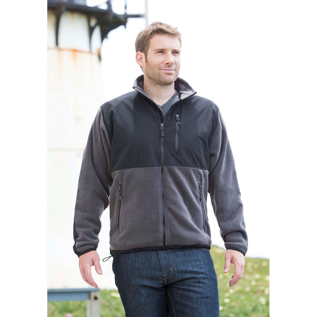 Landway Men's Charcoal Performance Heavyweight Fleece