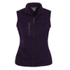 Landway Women's Heather Indigo Ashton Vest Sweater-Knit Fleece