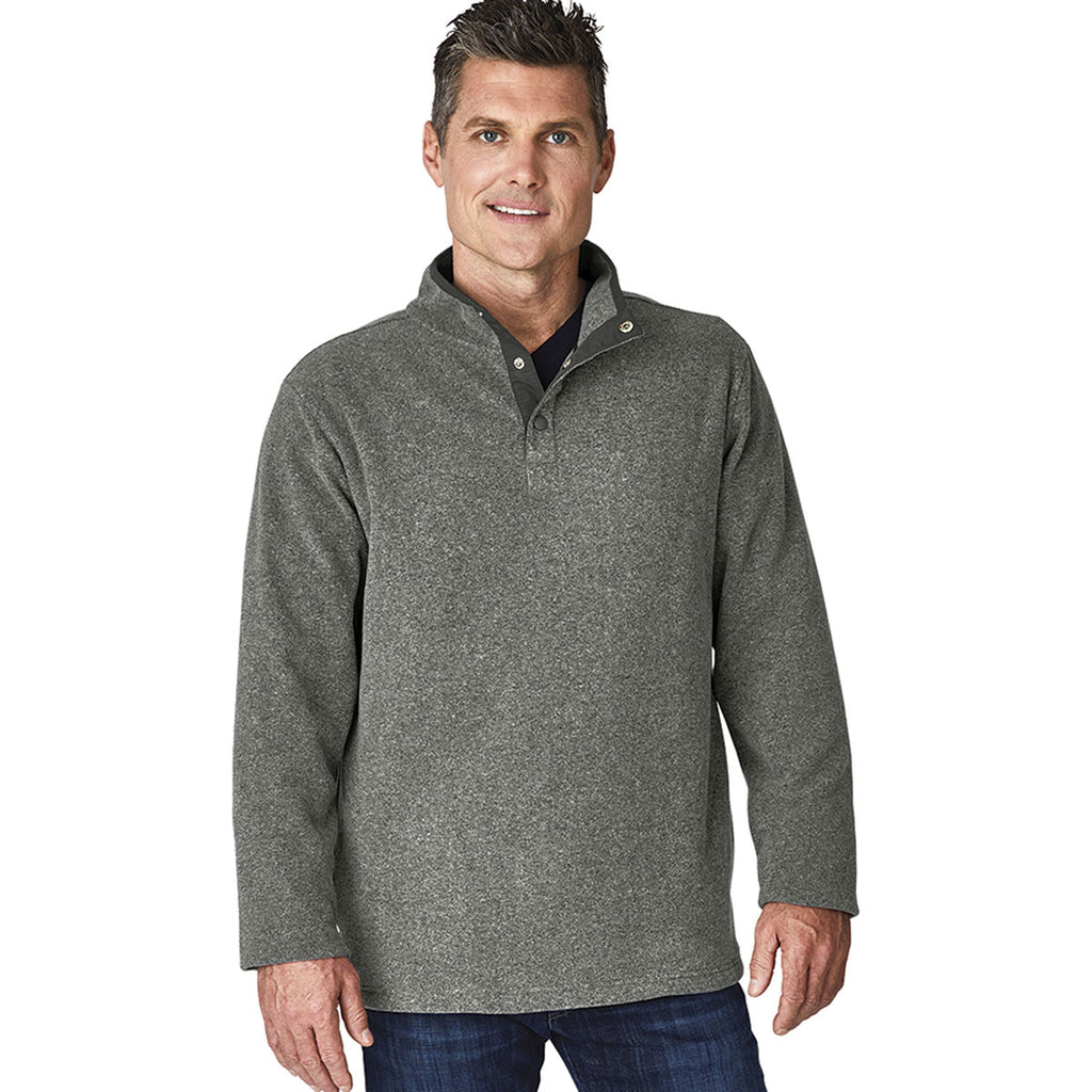 Charles River Men's Steel Heather Bayview Fleece