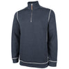 Charles River Men's Navy/Heather Conway Flatback Rib Pullover