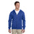 Jerzees Men's Royal 8 Oz. Nublend Fleece Full-Zip Hood