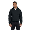 Jerzees Men's Black 8 Oz. Nublend Quarter-Zip Cadet Collar Sweatshirt