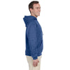 Jerzees Men's Vintage Heather Blue 8 Oz. Nublend Fleece Pullover Hood