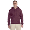 Jerzees Men's Vintage Heather Maroon 8 Oz. Nublend Fleece Pullover Hood