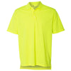 adidas Golf Men's Solar Yellow/White Climalite Basic Sport Shirt